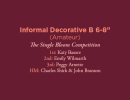 Informal Decorative B 6 Amateur